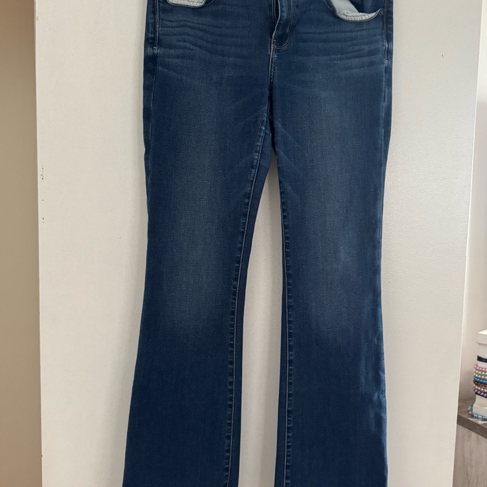 American Eagle Outfitters Dark Blue Flare Jeans